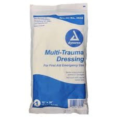 PROMED STERILE MULTI TRAUMA DRESSING 30X75CM 1S