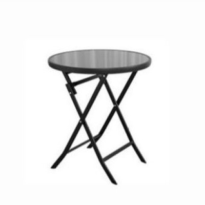 FOLDABLE TABLE ROUND AND SQUARE 80 x 80 CM