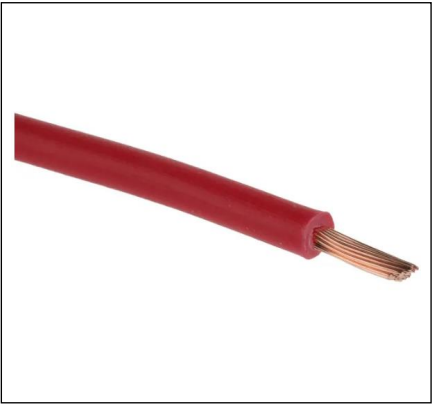 Red 1.5 mm² Hook Up Wire, 30  /  0.25 mm, 100m