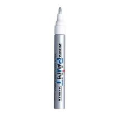 MARKER - ZEBRA PAINT MARKER WHITE SILVER