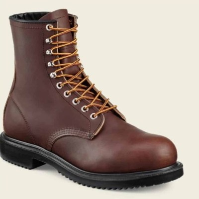 BOOT, SAFETY, REDWING, 3207, Blk, 8in