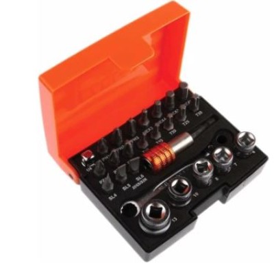 Bahco Ratchet, Socket & Bit Set 26 pieces, 1 4 in