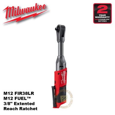 Milwaukee M12 FIR38LR-0 M12 FUEL 3 8" Extended Reach Ratchet