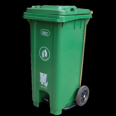 IMEC Heavy Duty Step Two Wheel Mobile Dustbin   Rubbish Bin STEP 120