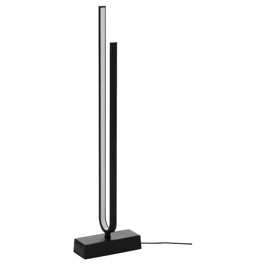 PILSKOTT LED floor lamp, smart black