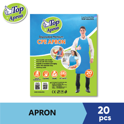 Top Apron Disposable Premium CPE Apron