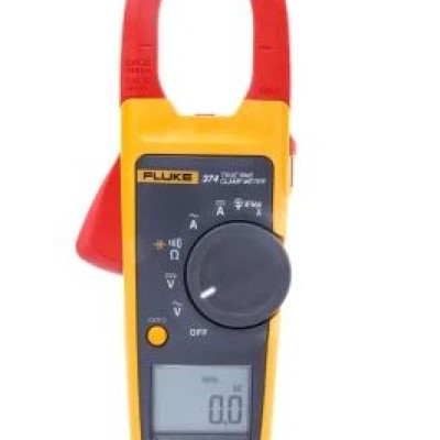 Fluke 374 Clamp Meter, 600A Dc, Max Current 600A Ac CAT III 1000 V, CAT IV 600 V