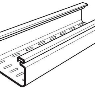 Schneider Electric Light Duty Tray, PVC 2m X 50 Mm X 20mm