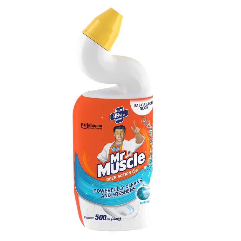 Mr Muscle Toilet Bowl Cleaner Marine (500ml)