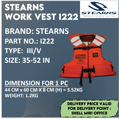 STEARNS WORK VEST I222