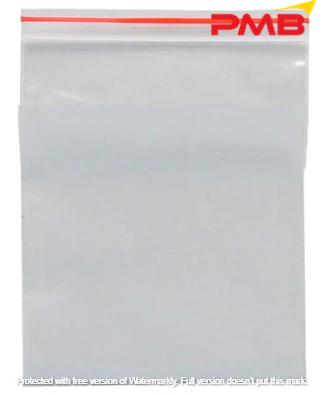 4" X 6" ZIPLOCK PLASTIC CLEAR BAG (0.04THK), 100PCS  /  PKT