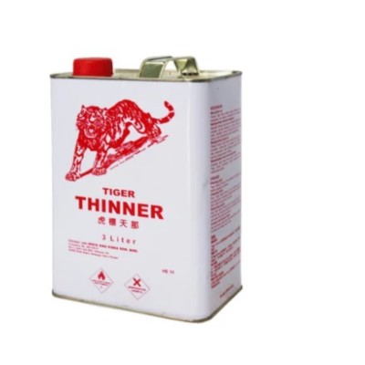 Tiger Brand Paint Thinner-3L(Grade 1 Quality).