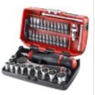 Facom 38 piece mechanical tool kit with case-RS-stock no 669-8212