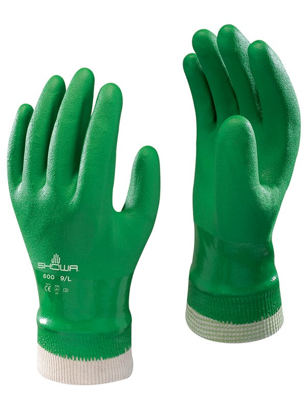 PVC fully coated glove Showa 600 Size 9