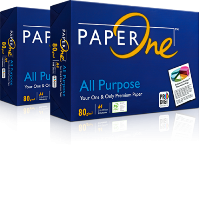 *PAPER ONE A4 80GSM PAPER [5 REAM - 1 BOX]