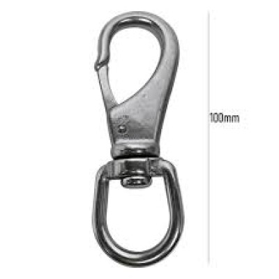 304 STAINLESS STEEL SWIVEL EYE SNAP HOOK Spring Snap 100mm