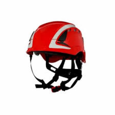 3M X5005VE-CE SF HELMET RED 1000V VENT 4 CS