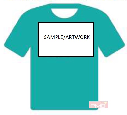 TIFFANY BLUE ROUND NECK T-SHIRT (SHORT SLEEVES), CT5183 C  /  W COLOR PRINTING