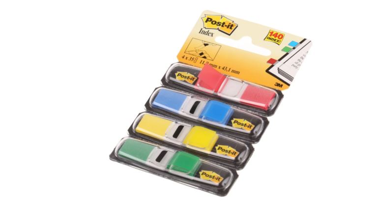 3M Post-it Notes Flag - Multi Colour consist of 35sheets  /  pad (6pads  /  packet)