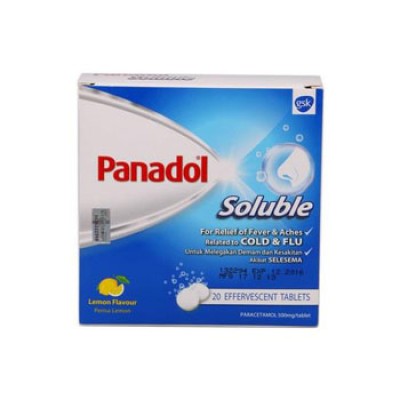 Panadol Soluble Box of 20 Tabs