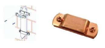 TOKAI Copper Tape Clip With Base 25mm X 3mm TK255B