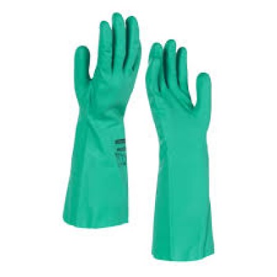 Kimberly Clark 94446 Green Nitrile Chemical Resistant Reusable Gloves