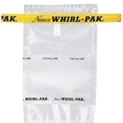 Nasco Whirl-Pak B01489WA Write-On Bag, 18cm L x 9.5cm W, 0.064mm Thickness, 207ml Capacity (Box of 500)