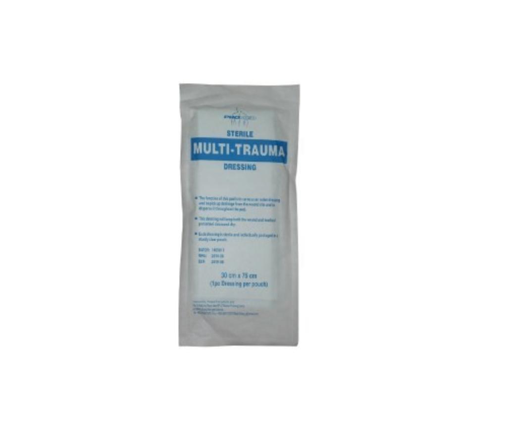 STERILE MULTI - TRAUMA DRESSING   /   GAUGE ( 10" X30" OR 30CM X 75CM )