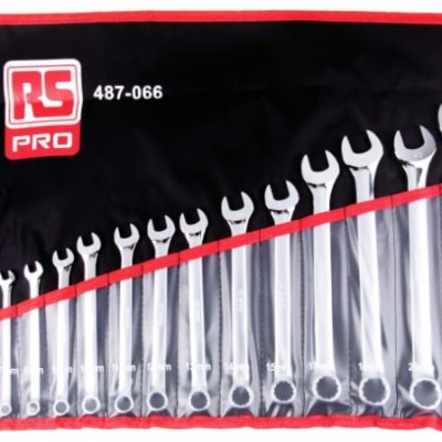 RS PRO 487-066 Combination Spanner Set