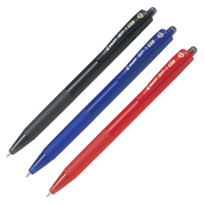 Pen : Pilot Ball Pen BP-1RT-M-B ( Black )