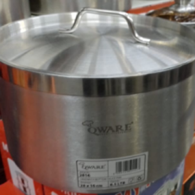 COOKING POT WITH HANDLE, 12, ALUMINIUM