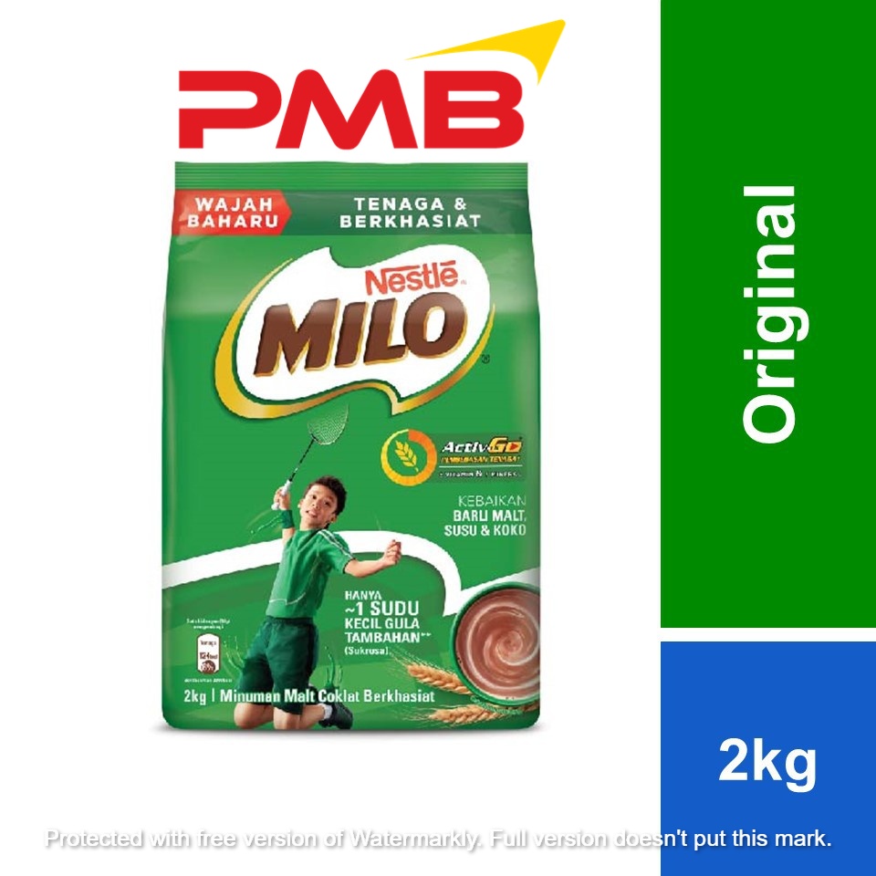 MILO CHOCOLATE MALT DRINK PACK 2KG (DELIVER TO KOTA KINABALU ONLY)