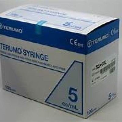 Terumo Syringe 5mL Luer Lock Tip, 100s BOX