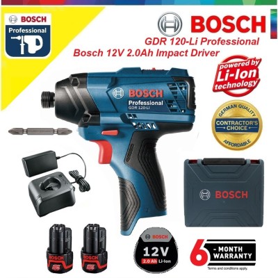 BOSCH GDR120-LI 12V Cordless Impact Driver   Wrench