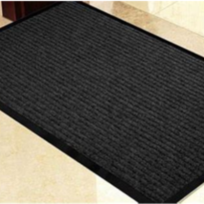 RIB USA FLOOR MAT with BLACK edging (L 10 ft x W 4 ft)