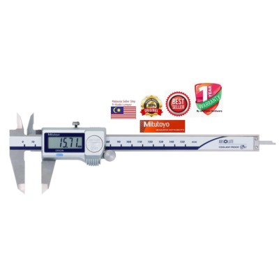 Mitutoyo 500-703-20 Digital ABS Caliper CoolantProof IP67 0-200mm, Thumb Roller