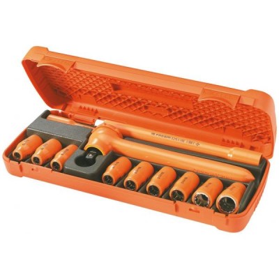 Facom S.400AVSE 12 Piece,  1 2 In VDE Socket Set