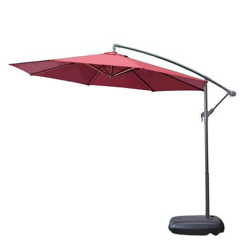 KIMDELIN 2.7M Patio Garden Umbrella Outdoor Market Table Round Umbrella For Garden