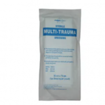 PROMED STERILE MULTI TRAUMA DRESSING 30X75CM 1S