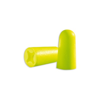 UVEX SAFETY, 2112.001 DISPOSABLE EAR PLUGS, model X-FIT, uncorded, medium size, lime color, EN 352-2 compliant, box of 200 pairs, insulation value 37 dB