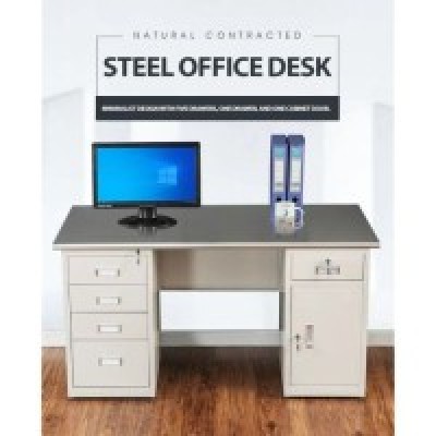 Steel office desk with thickened sheet metal - 1.6M