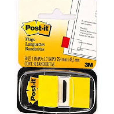 TAPE FLAG- 3M POST IT 680-8 (YELLOW)