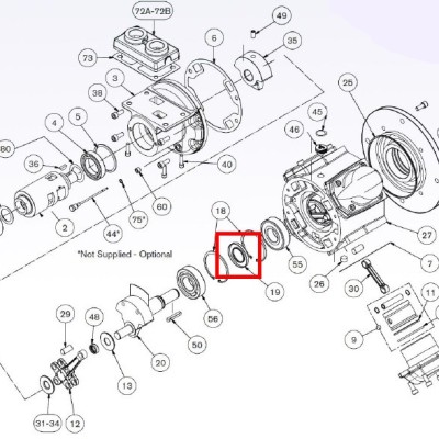 RM210 Radial Piston Air Motor Spare Part