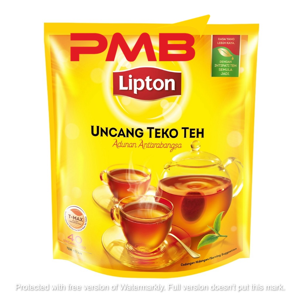 LIPTON TEA,  40TEABAG  /  BOX (DELIVER TO KOTA KINABALU ONLY)