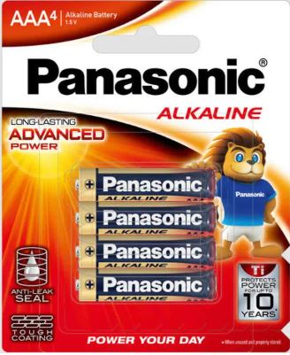 Battery : Panasonic Battery - AAA - 4 pcs  /  packet