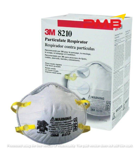 3M 8210 N95 RESPIRATOR, 20PCS  /  BOX (DELIVERY TO LABUAN AREA ONLY)