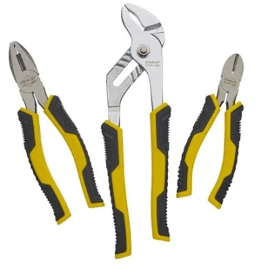 Stanley 3-Piece Plier Set, 180 mm Overall