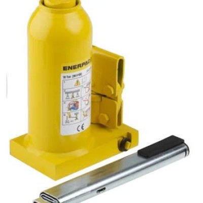 Enerpac Bottle Jack, 10tonne Maximum Load, 219mm - 444mm Maximum Range