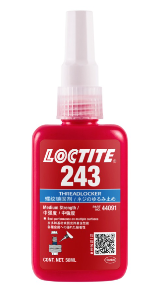 Loctite Threadlocker Adhesive 243 (50ml)