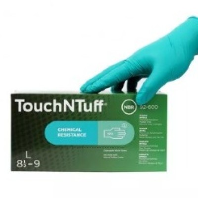 ANSELL 92-600 TOUCH 'N' TUFF DISPOSABLE NITRILE GLOVES (GREEN)